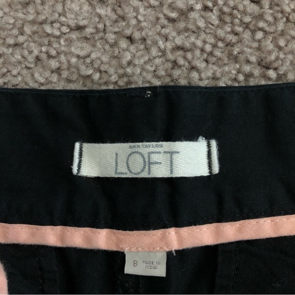 Ann Taylor Loft Black Chino Short - Picture 8 of 10